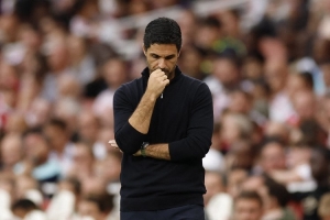 阿尔特塔：萨利巴还没完全准备好上场 比赛很多关键在于找到平衡