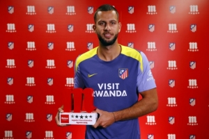 很值！3000万欧新援汉茨科当选马竞8月最佳球员