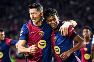 莱万：亚马尔15岁就能在场上随心所欲 他的挑战是如何保持饥饿感