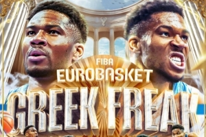 大杀器！字母哥本届欧锦赛场均27.3分10.6板4.1助 投篮命中率69%