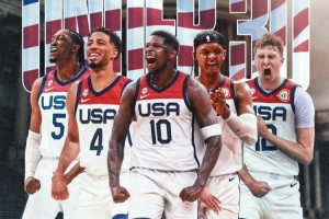 比尔-西蒙斯评2028美国首发：华子+哈利+杰伦威+弗拉格+班凯罗