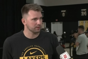 东契奇：和老詹更多训练有助于默契 全员健康时我们一度表现出色