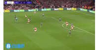 失良机！斯凯利传中，马丁内利无人盯防顶偏