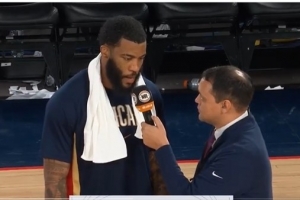 9中6砍21分！萨迪克-贝谈伤愈复出：感谢上帝 这对我是一份恩赐