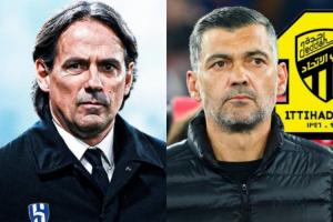 把德比带到沙特✊前米兰双雄主帅分别执教利雅得新月、吉达联合