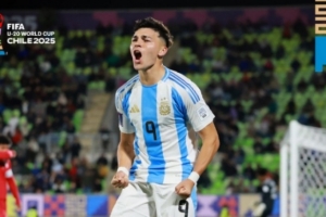 单届世青赛进球超过3粒，萨尔科是2007年之后阿根廷球员首人