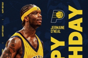 你认识这个奥尼尔吗？步行者官方祝名宿小奥尼尔47岁生日快乐