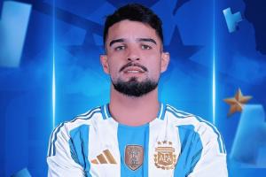 高中锋来了！身高190的何塞-洛佩斯阿根廷首秀出色，助攻麦卡破门