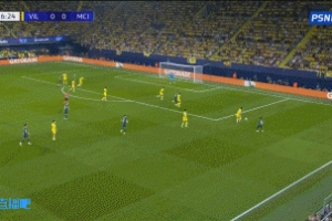 连续12场破门！哈兰德接刘易斯横传抢点捅射破门 曼城1-0领先黄潜