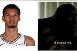 令灭霸都恐惧的恐怖独角兽！美媒趣图：全联盟现在都紧紧盯着文班